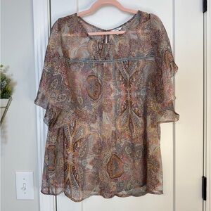 Sonoma Boho Sheer Top
